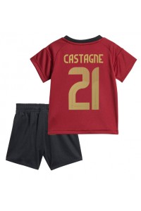 België Timothy Castagne #21 Babytruitje Thuis tenue Kind EK 2024 Korte Mouw (+ Korte broeken)